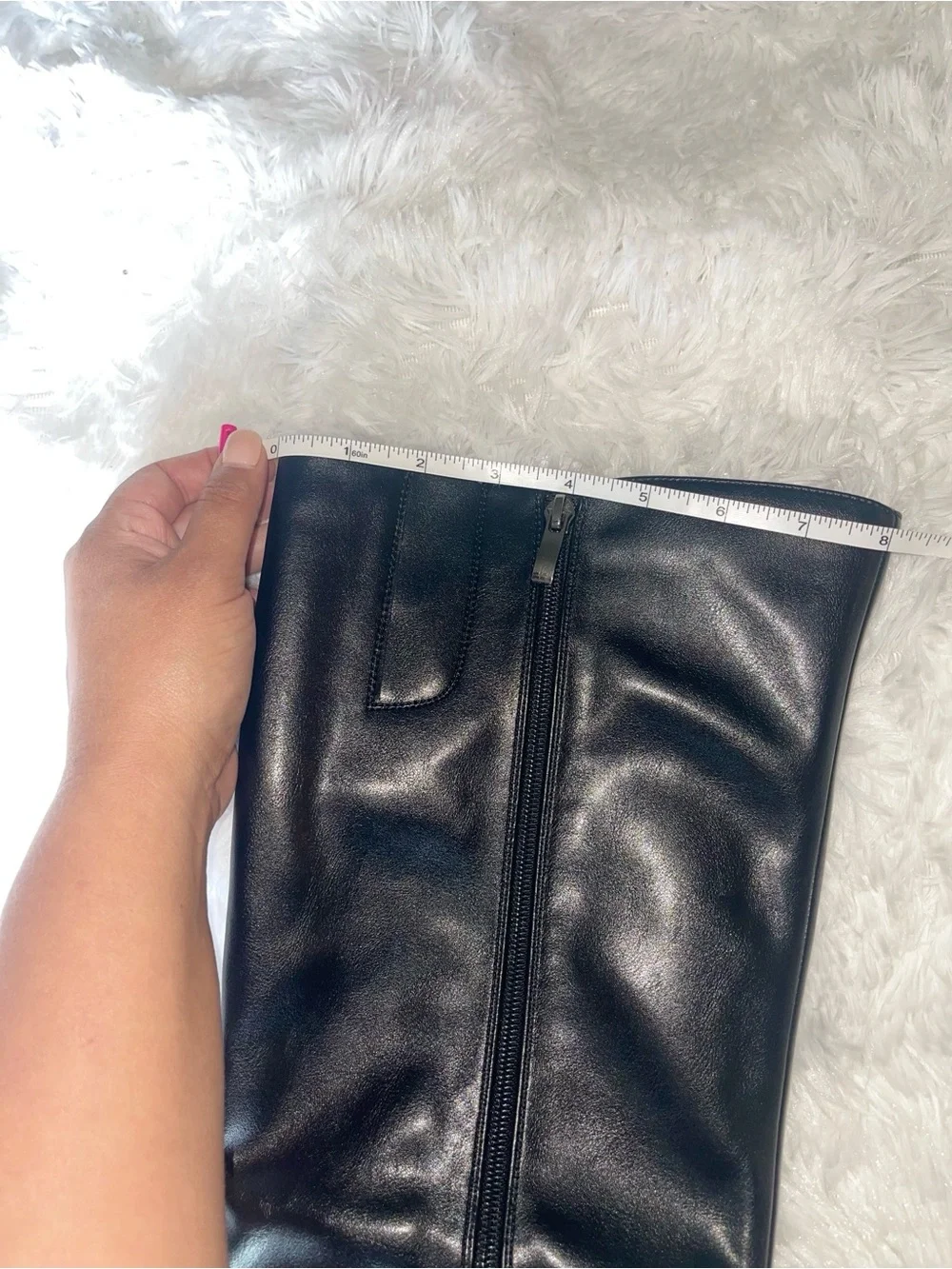 Sleek Black Over-the-Knee Block Heel Boots